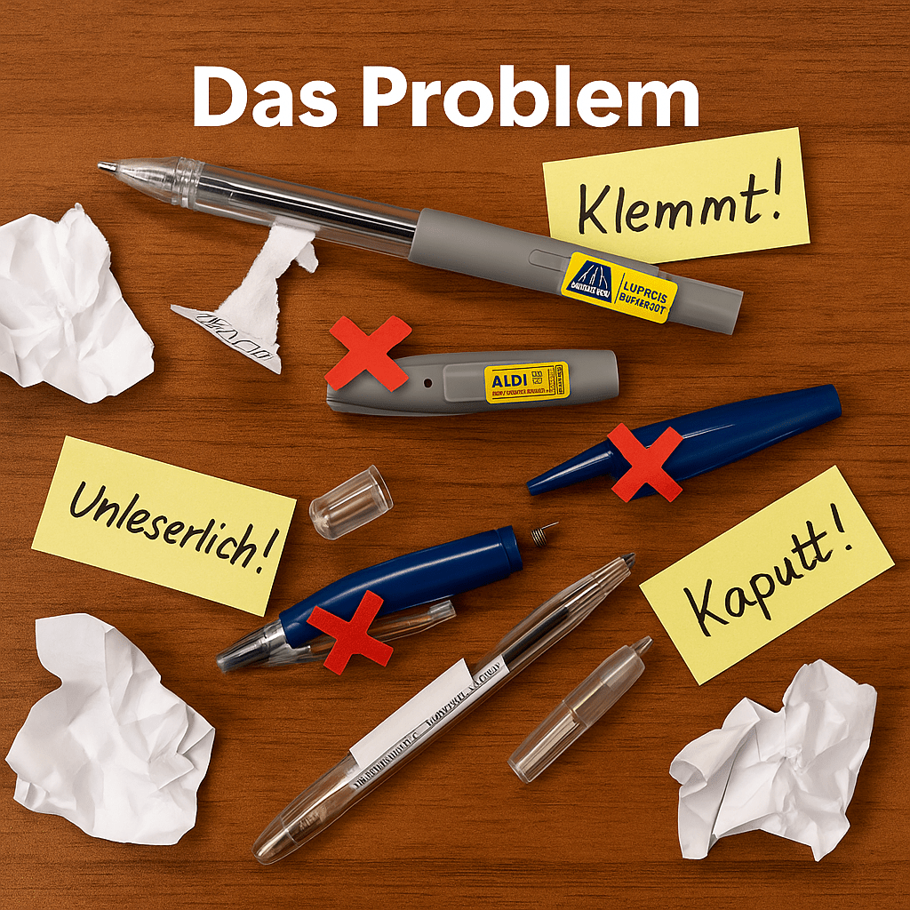 Besser als jeder Spicker Stift: Warum Aldi & Lidl Stifte versagen - Spickprofi