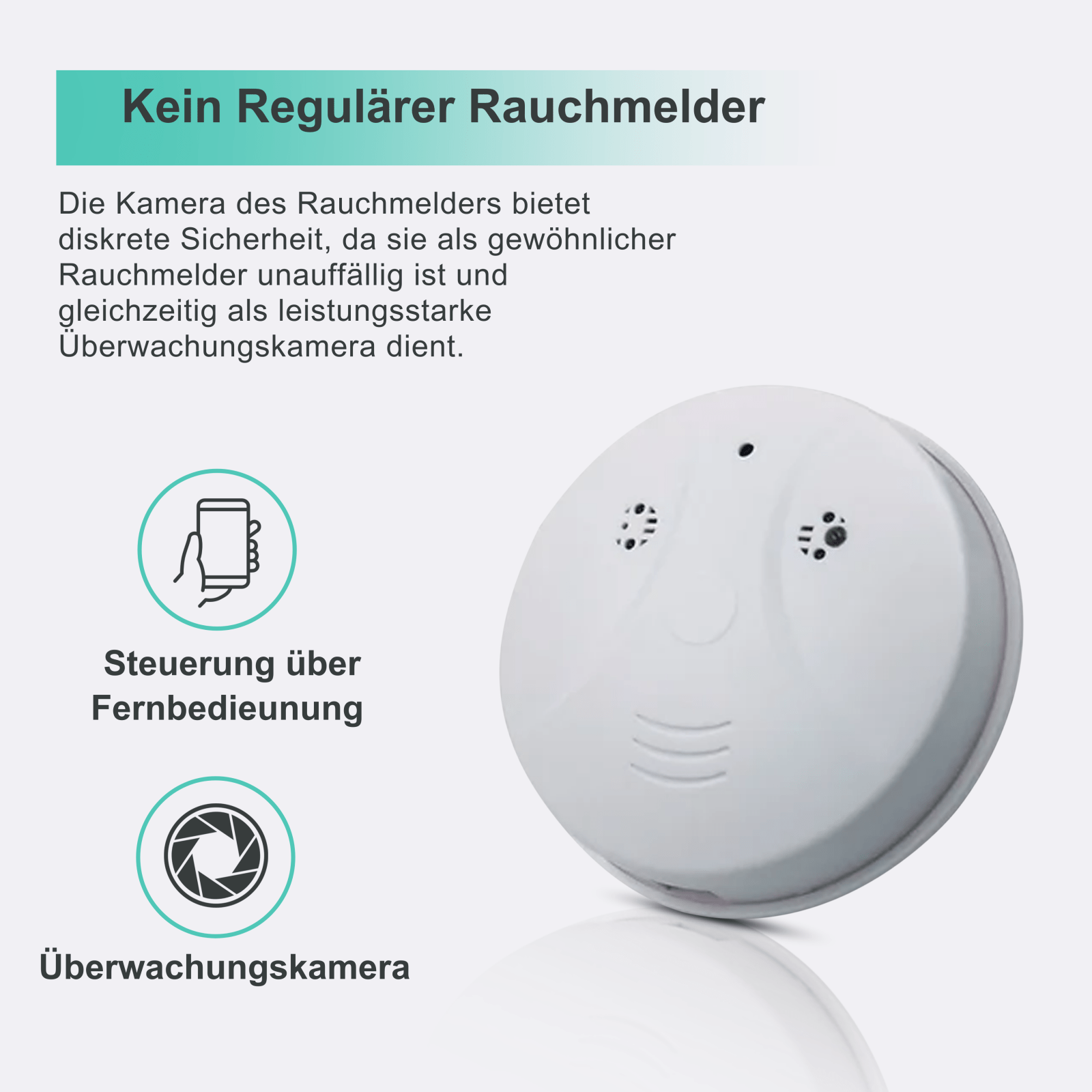 Rauchmelder - Kamera - Spickprofi