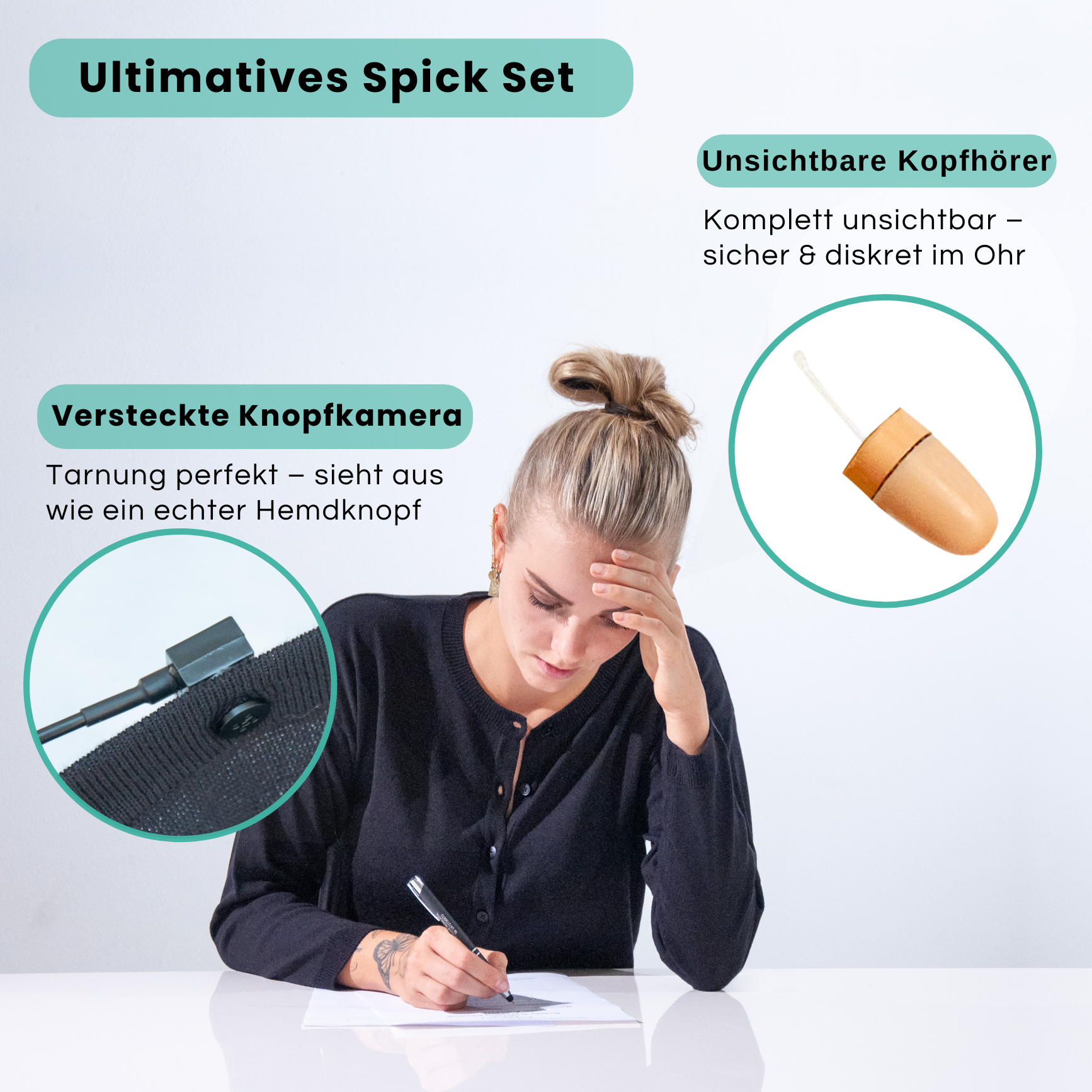 Ultimative Spick - Set für Klausuren & Prüfungen - Spickprofi Spyschool