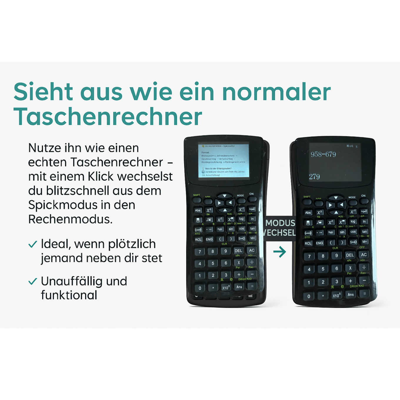 Spickprofi Taschenrechner - Spickprofi