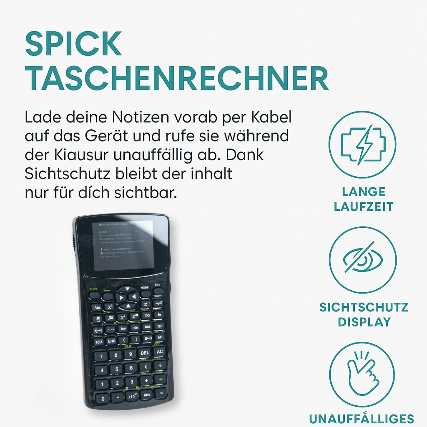 Spickprofi Taschenrechner - Spickprofi