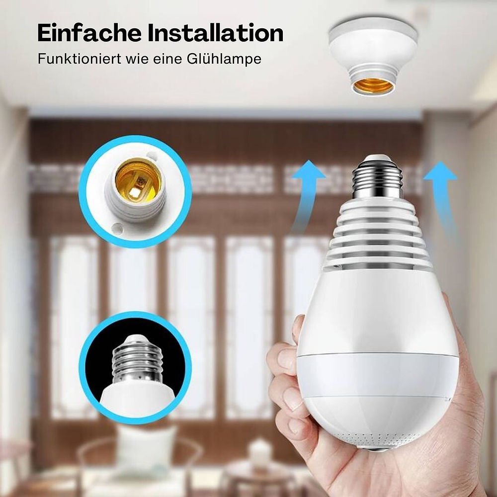 2 - in - 1 Glühbirnen Kamera - Spickprofi