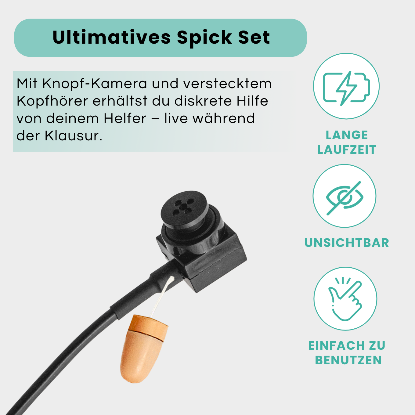 Ultimative Spick - Set für Klausuren & Prüfungen - Spickprofi Spyschool